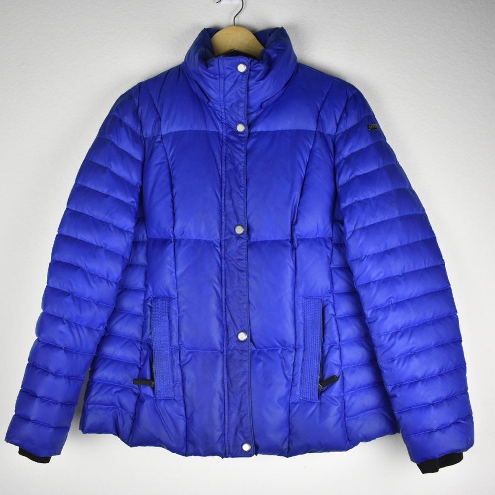 Cobalt Blue Andrew Marc Puff Jacket